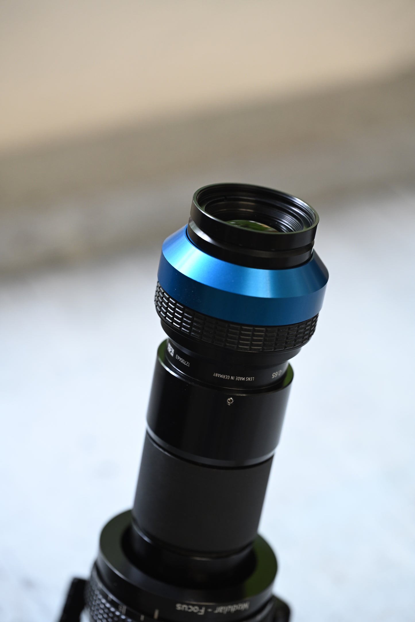 VIS-NIR optimized industrial lens for IR-scanning