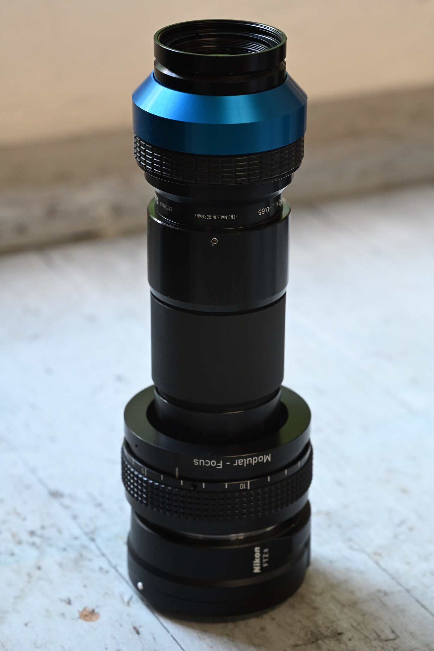 VIS-NIR optimized industrial lens for IR-scanning